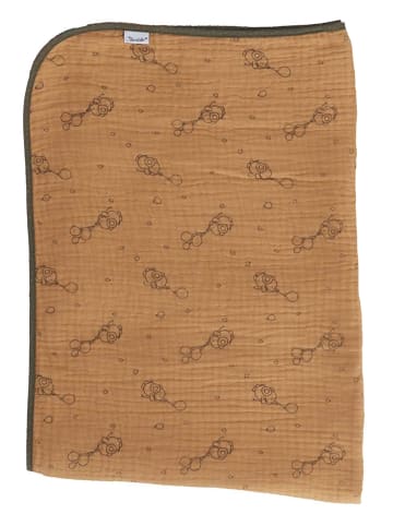 Sterntaler® Musselin-Decke in Hellbraun - (L)120 x (B)120 cm