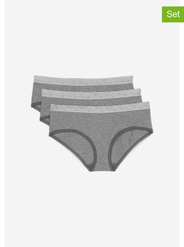 Marc O´Polo 3er-Set: Pantys in Grau