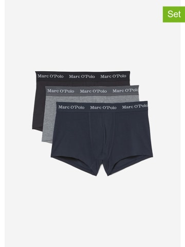 Marc O´Polo 3er-Set: Boxershorts in Dunkelblau/ Grau