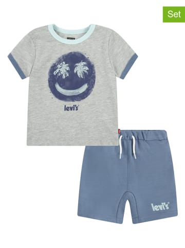Levi's Kids 2tlg. Outfit in Grau/ Blau