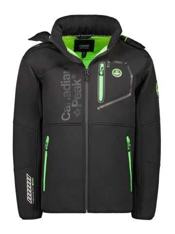 Canadian Peak Kurtka softshellowa "Tubis" w kolorze czarnym