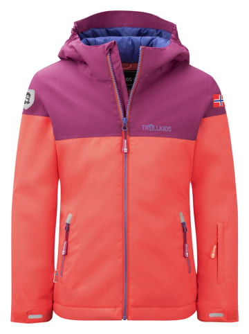 Trollkids Ski-/ Snowboardjacke "Hallingdal" in Orange/ Pink