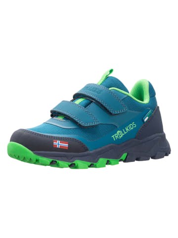 Trollkids Buty trekkingowe "Preikestolen" w kolorze turkusowym
