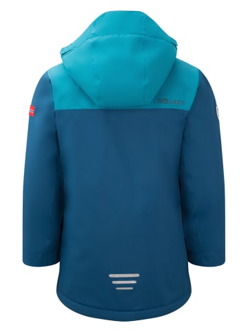 Trollkids Parka "Gudvangen" w kolorze niebieskim