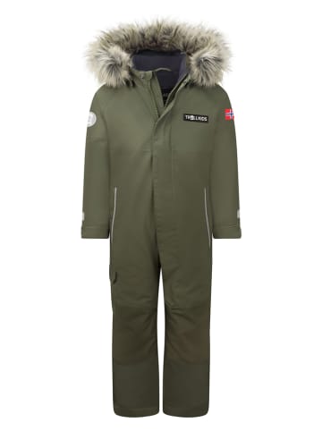 Trollkids Kombinezon zimowy "Kirkenes" w kolorze khaki