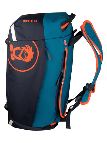 Trollkids Reisetasche "Duffle Bag" in Blau/ Dunkelblau - (B)52 x (H)30 x (T)25 cm