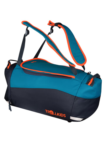 Trollkids Reisetasche "Duffle Bag" in Blau/ Dunkelblau - (B)52 x (H)30 x (T)25 cm