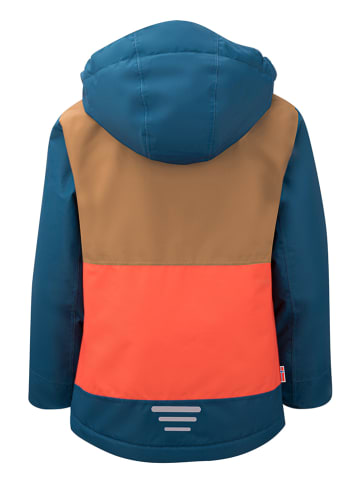 Trollkids Ski-/snowboardjas "Rauland" lichtbruin/blauw