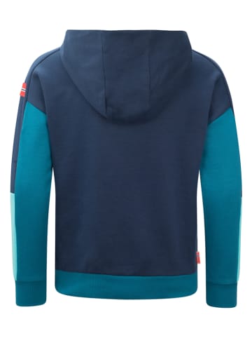 Trollkids Hoodie "Rondane" donkerblauw