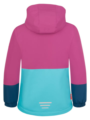 Trollkids 3-in-1 functionele jas "Kjerag" roze/blauw
