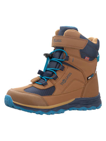 Trollkids Winterboots "Hafjell" in Hellbraun
