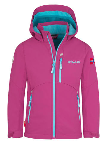 Trollkids Softshelljacke "Balestrand" in Pink