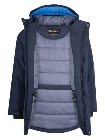 Trollkids Parka "Harstad" w kolorze granatowym
