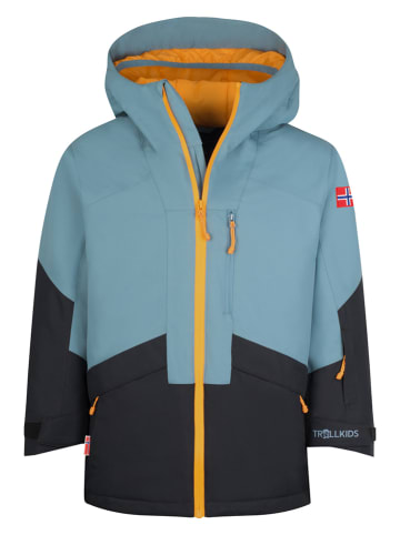 Trollkids Ski-/ Snowboardjacke "Kongsberg" in Hellblau/ Schwarz