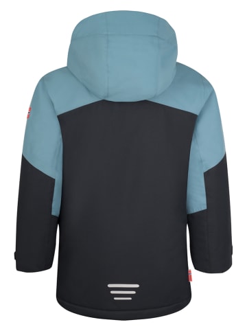 Trollkids Ski-/ Snowboardjacke "Kongsberg" in Hellblau/ Schwarz