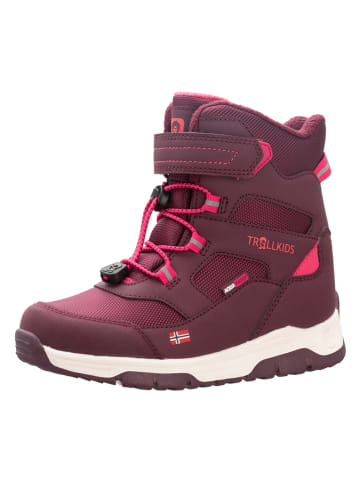 Trollkids Winterboots "Lofoten" in Rot