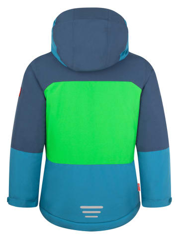 Trollkids Funktionsjacke "Hardanger" in Blau/ Grün