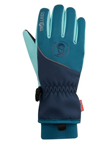Trollkids Functionele handschoenen "Trolltunga" turquoise