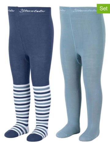 Sterntaler 2er-Set: Strumpfhosen in Blau