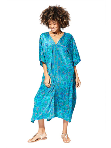 Aller Simplement Kaftan w kolorze niebieskim