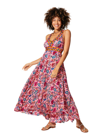 Aller Simplement Kleid in Rosa/ Blau