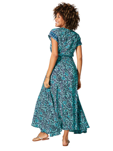 Aller Simplement Kleid in Türkis/ Schwarz