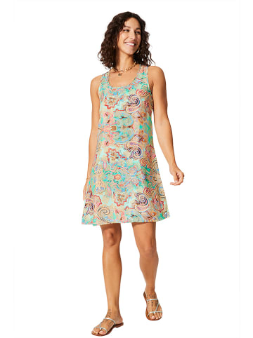 Aller Simplement Kleid in Türkis/ Bunt