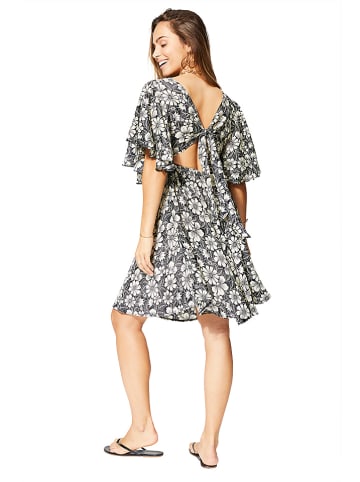 Aller Simplement Kleid in Schwarz/ Creme
