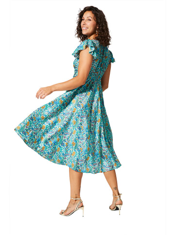Aller Simplement Jurk turquoise