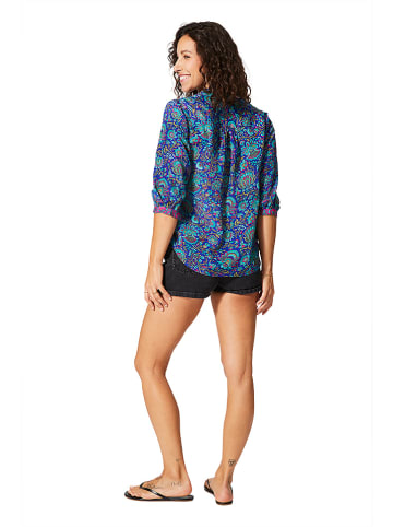Aller Simplement Blouse blauw/turquoise