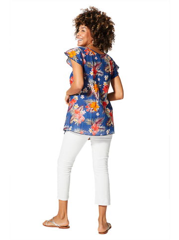 Aller Simplement Shirt blauw/oranje