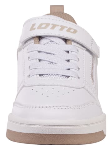 Lotto Sneakers "Toco" in Weiß/ Hellbraun