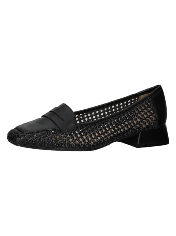 PETER KAISER Leder-Slipper in Schwarz