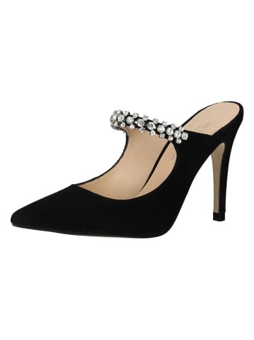 PETER KAISER Leren slippers zwart
