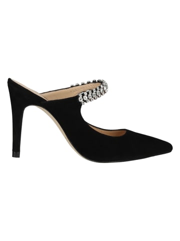 PETER KAISER Leren slippers zwart