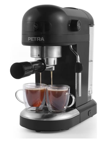 Petra Kaffeemaschine in Schwarz
