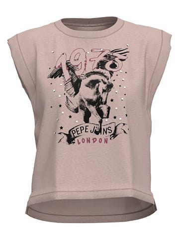 Pepe Jeans Koszulka w kolorze beżowym