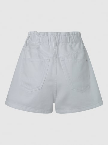Pepe Jeans Szorty dżinsowe w kolorze białym