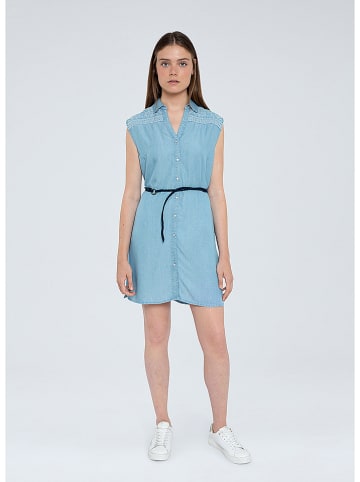Pepe Jeans Kleid in Hellblau
