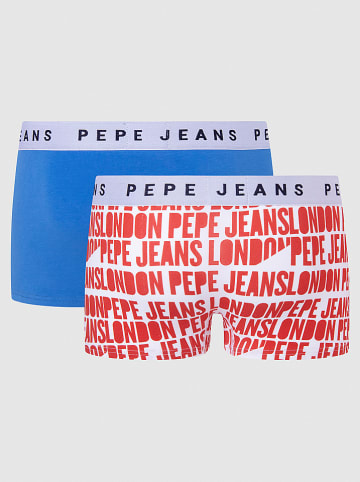 Pepe Jeans 2-delige set: boxershorts rood/blauw