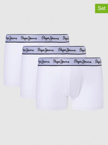 Pepe Jeans 3er-Set: Boxershorts in Weiß