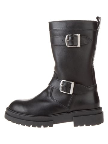 lamino Leren boots zwart