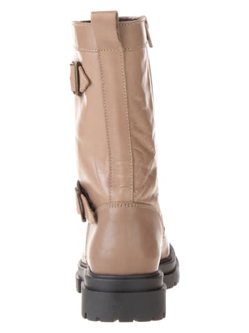 lamino Leren boots lichtroze