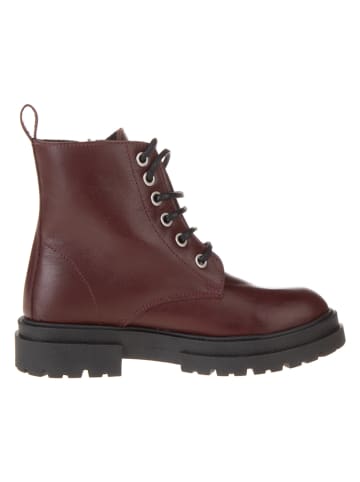lamino Leren boots rood