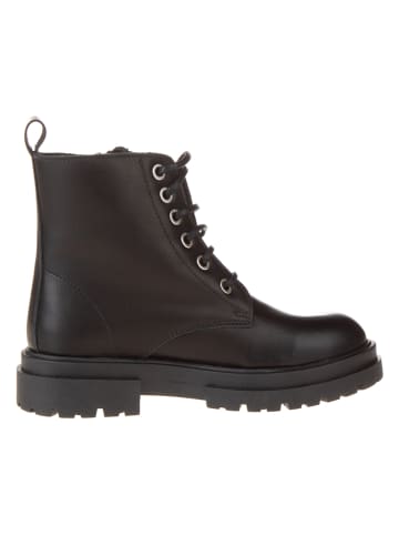 lamino Leder-Boots in Schwarz