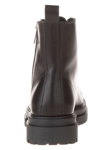 lamino Leder-Boots in Schwarz