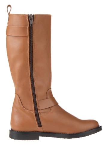 lamino Leder-Stiefel in Hellbraun