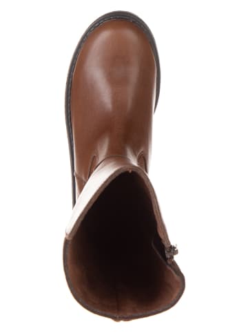 lamino Leder-Stiefel in Hellbraun
