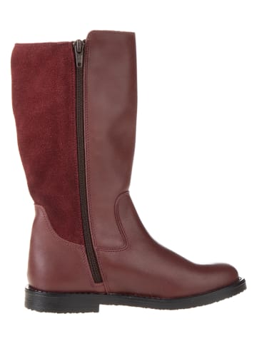 lamino Leder-Stiefel in Rot