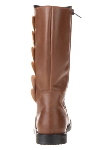 lamino Leder-Stiefel in Hellbraun